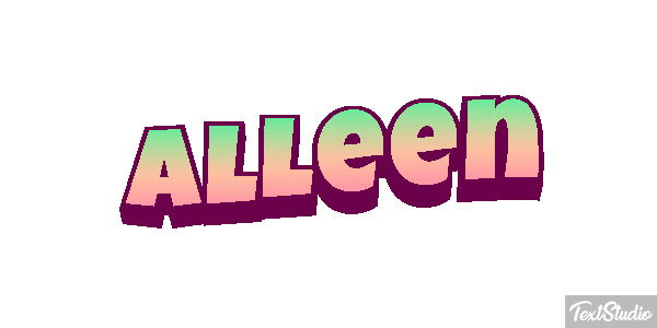Alleen Text effect