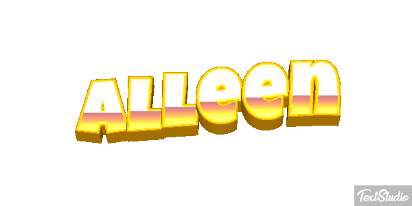 Alleen Text effect
