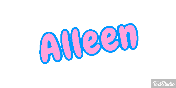 Alleen Text effect