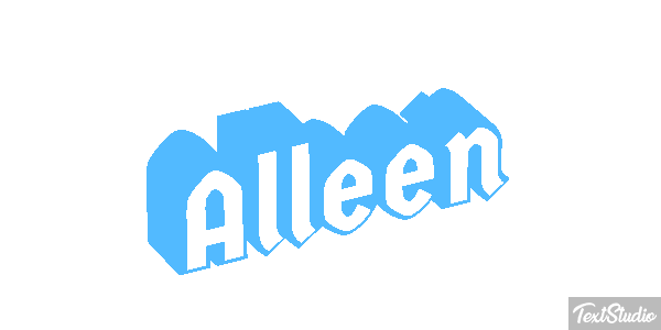 Alleen Text effect