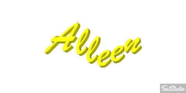 Alleen Text effect