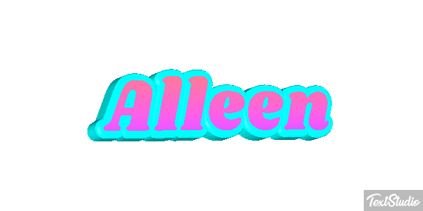 Alleen Text effect