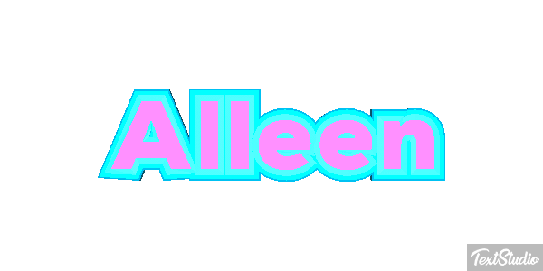 Alleen Text effect