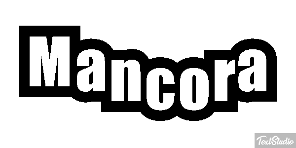 Máncora Tekst effect