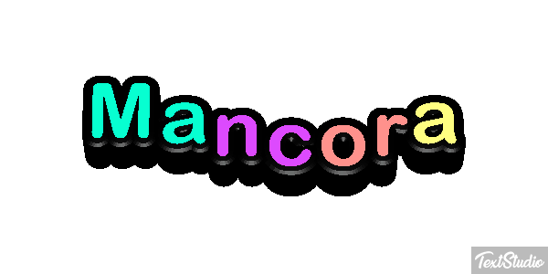 Máncora Tekst effect