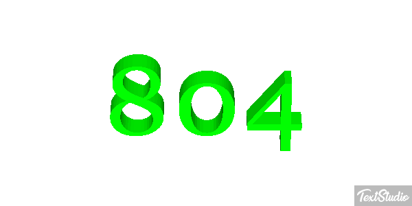 804 Text effect