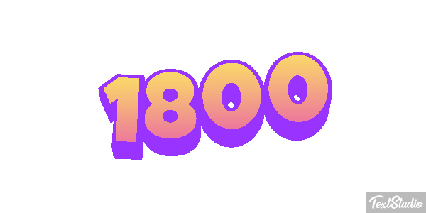 1800 Effetto testo