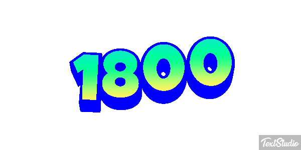 1800 Effetto testo