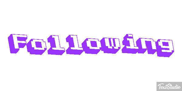 Following Texteffekt