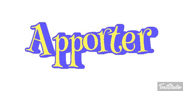 Apporter Effetto testo
