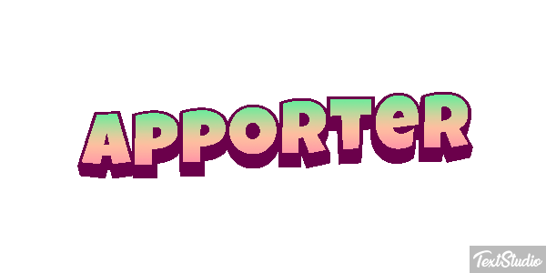 Apporter Effetto testo