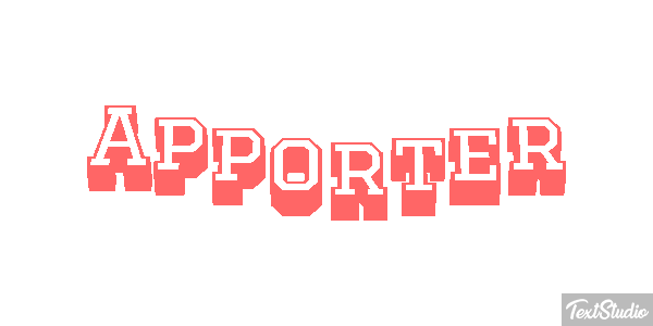 Apporter Effetto testo