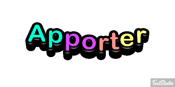 Apporter Effetto testo