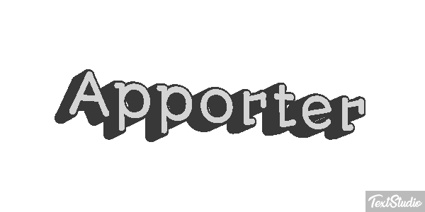 Apporter Effetto testo
