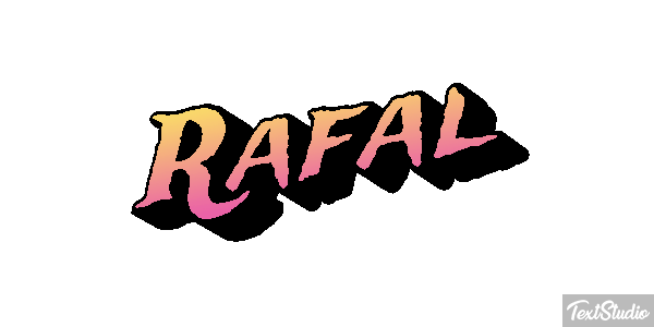Rafał テキスト効果