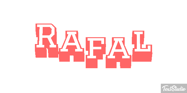Rafał テキスト効果