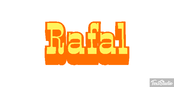 Rafał テキスト効果
