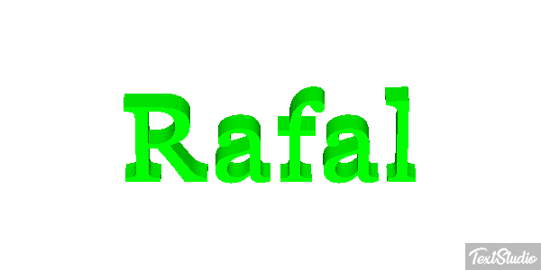 Rafał テキスト効果