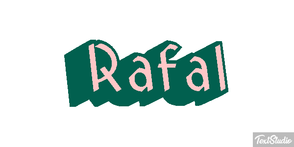 Rafał テキスト効果