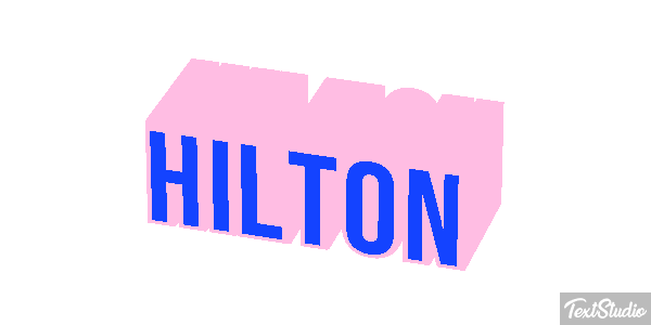 Hilton Texteffekt