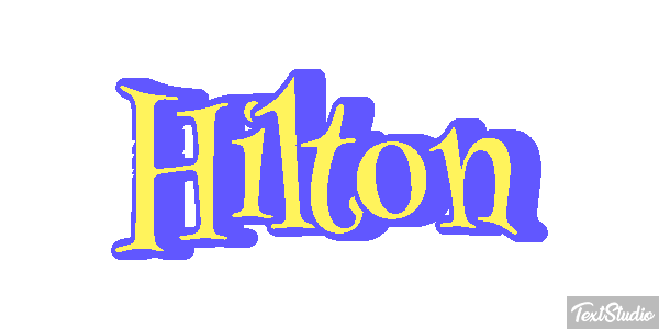 Hilton Texteffekt
