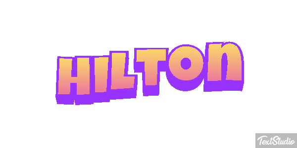 Hilton Texteffekt