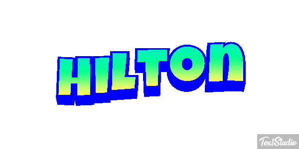 Hilton Texteffekt