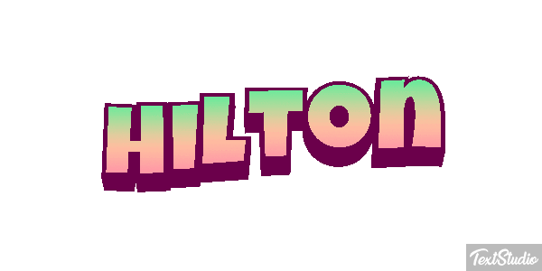 Hilton Texteffekt