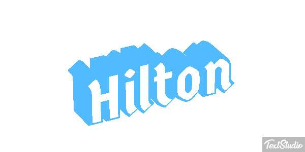 Hilton Texteffekt