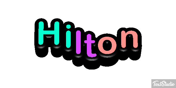 Hilton Texteffekt