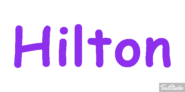 Hilton Texteffekt