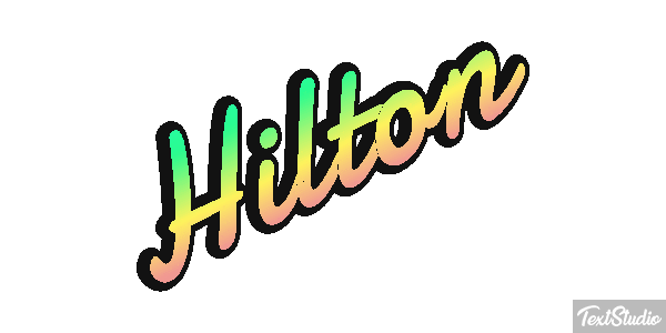 Hilton Texteffekt