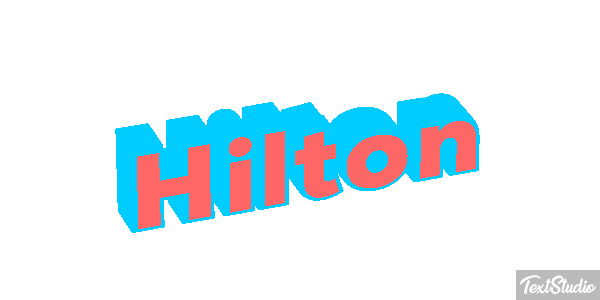 Hilton Texteffekt
