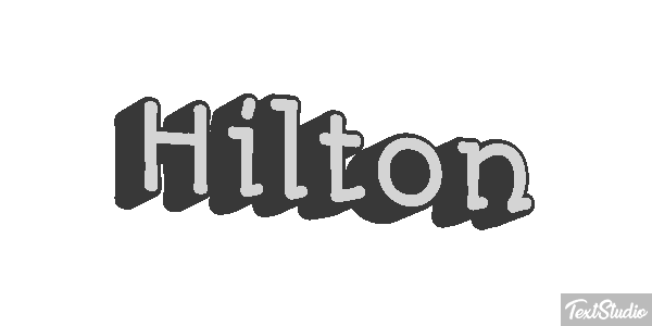 Hilton Texteffekt