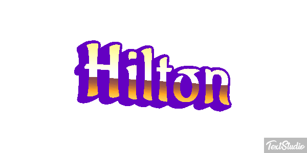 Hilton Texteffekt