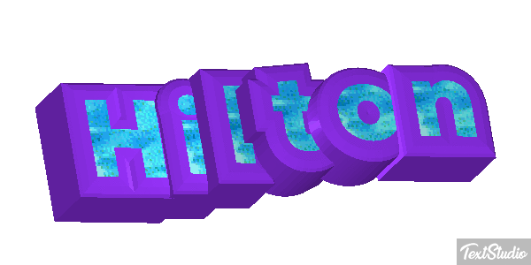 Hilton Texteffekt