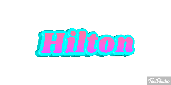 Hilton Texteffekt