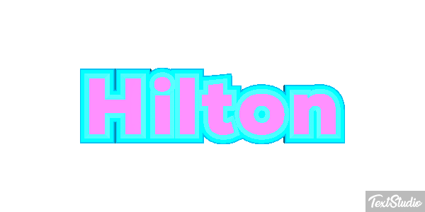 Hilton Texteffekt
