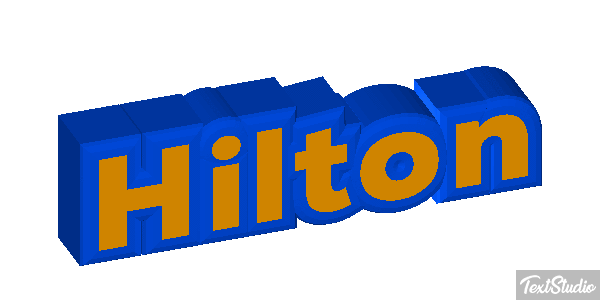 Hilton Texteffekt