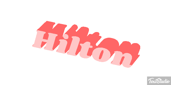 Hilton Texteffekt