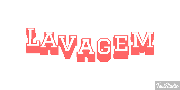 Lavagem Tekst effect