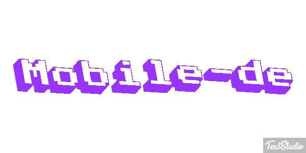 Mobile-de Text effect