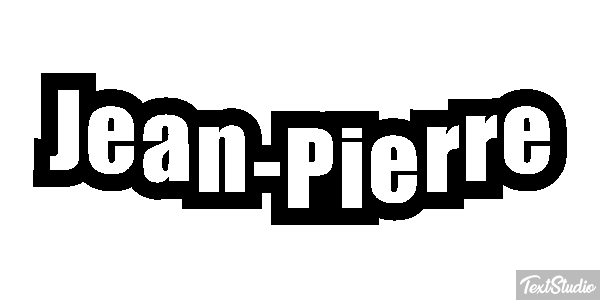 Jean-Pierre Текстовый эффект