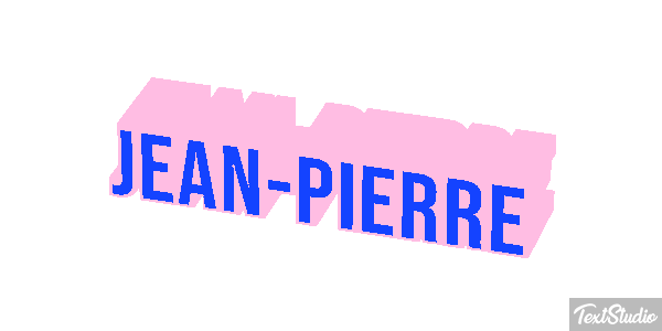 Jean-Pierre Текстовый эффект