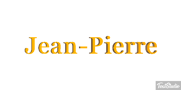 Jean-Pierre Текстовый эффект
