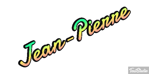 Jean-Pierre Текстовый эффект