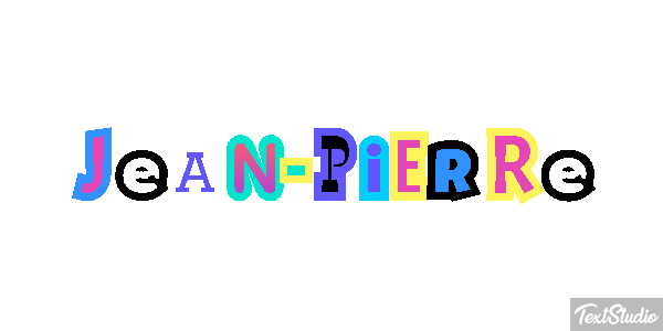 Jean-Pierre Текстовый эффект
