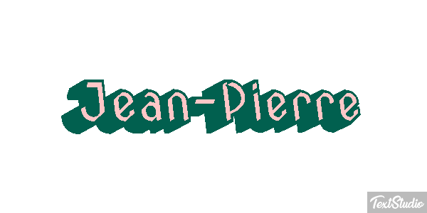 Jean-Pierre Текстовый эффект
