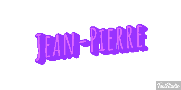 Jean-Pierre Текстовый эффект