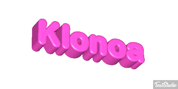Klonoa Efecto de texto